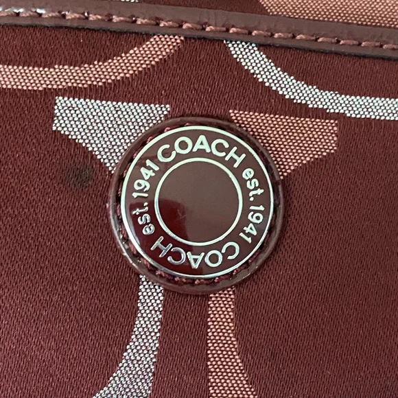 Coach Signature Metallic Stripe Crossbody Bag - Picture 3 of 15